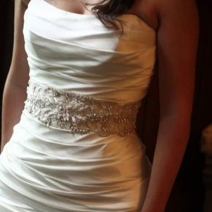 Pnina Tornai Ivory Silk Gown
